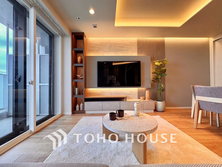 内装 【LIVING】◆家族◆愛する家族を一目で見渡せる。家族が集う空間。永遠に続く幸せな毎日を、ここで。