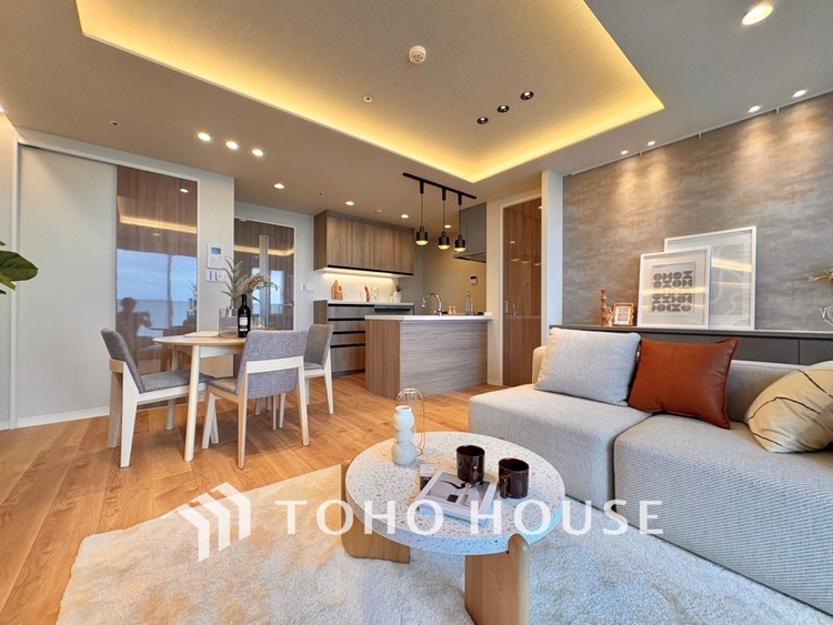 内装 【LIVING】◆simple is best◆無駄のない綺麗なつくりのリビングルームであなただけの暮らしを。