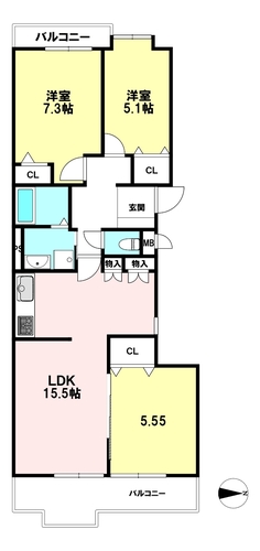リバーサイドともぶち　14号棟の物件画像