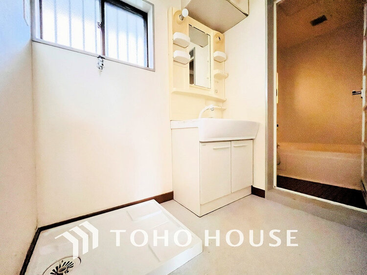 洗面 豊富な収納スペース、身支度のしやすい洗面所