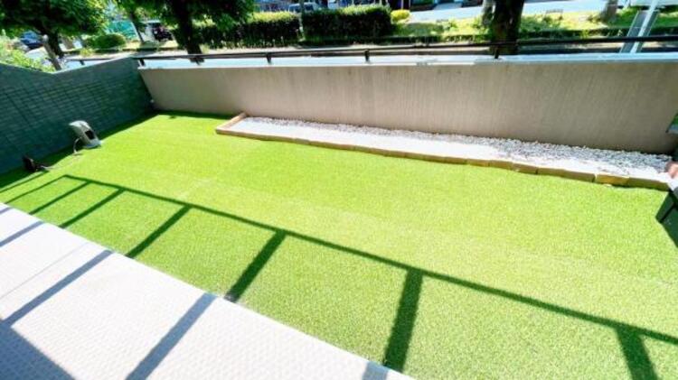 バルコニー 南に開放的なお庭