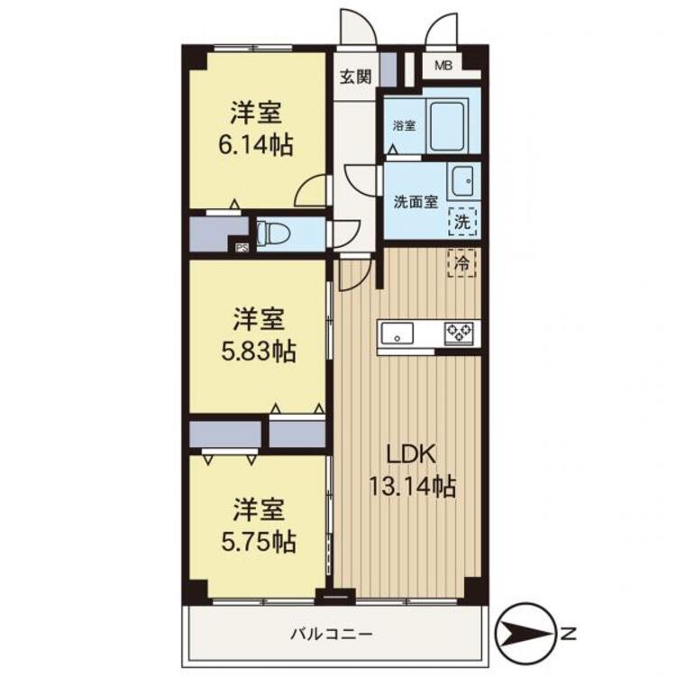 間取り 【間取り図】将来にわたって資産価値が継続するな佇まい。ここから始まる変わらない価値観はこの先も継続していきます。