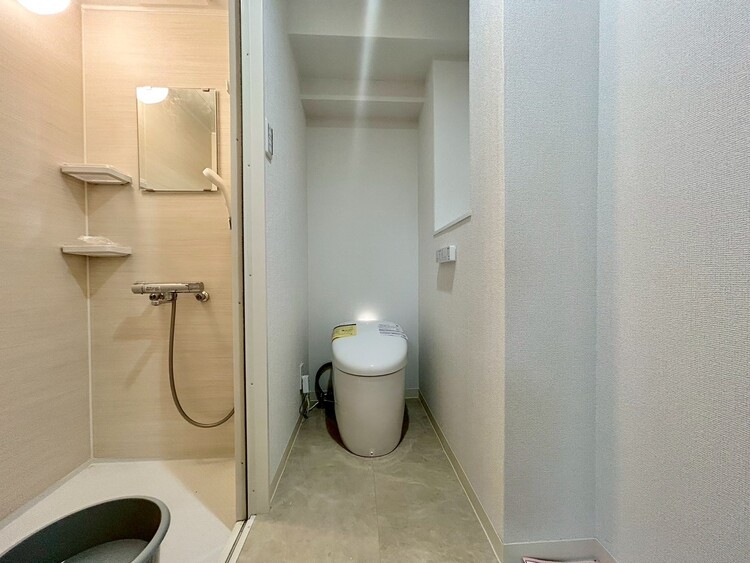 その他 十分な広さの脱衣所。