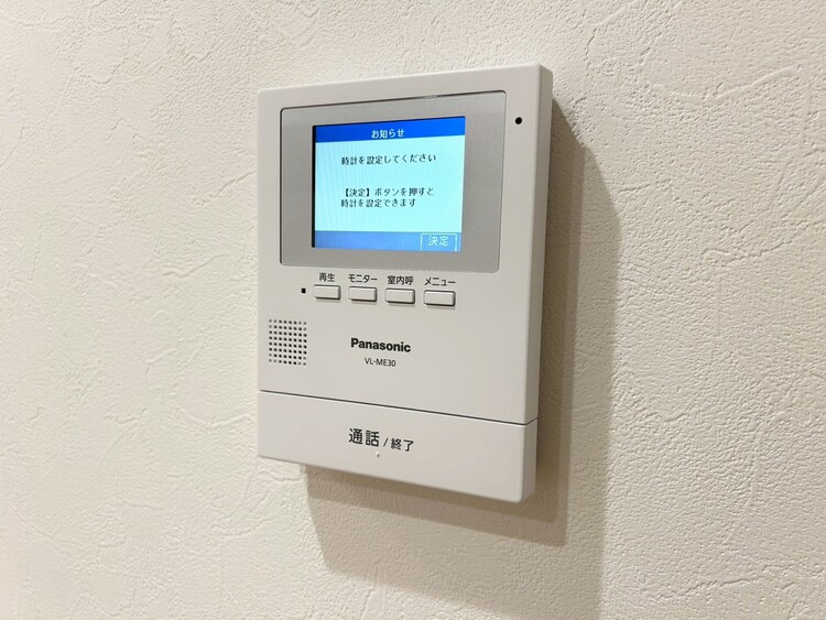 その他 誰が来てもわかる様にモニター付きインターホンを設置。