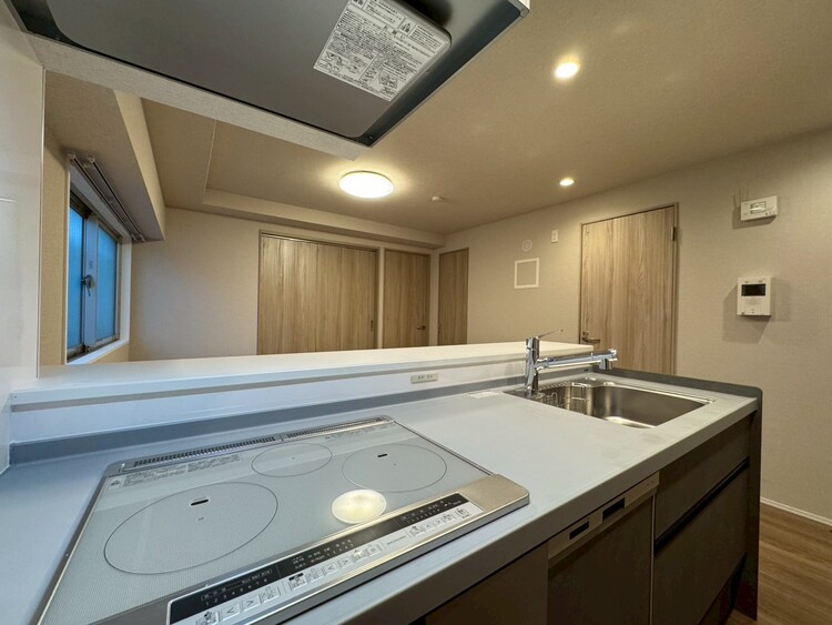 キッチン 開放感のあるキッチンスペース。調理をしながら、会話も弾みそうですね。