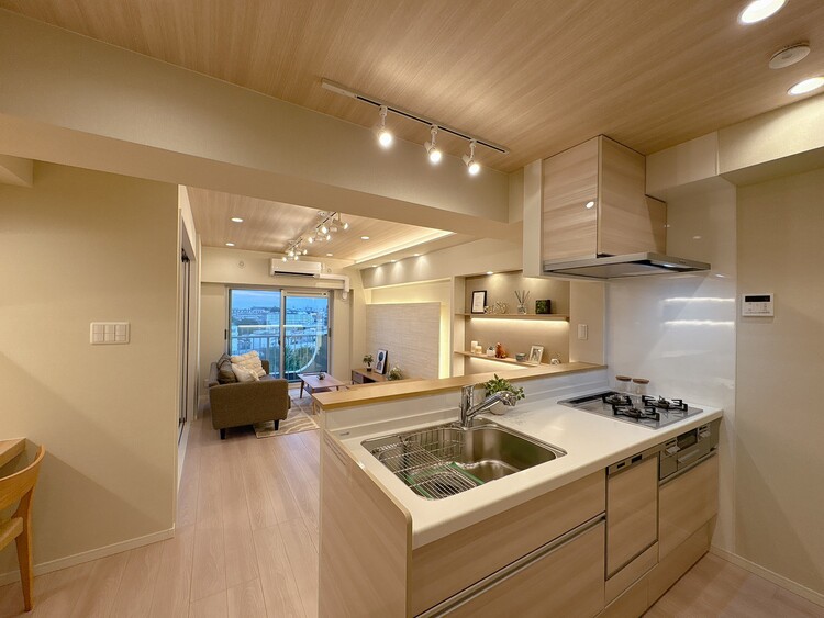 居間 ひとつひとつの空間に宿した機能性、そして美意識。