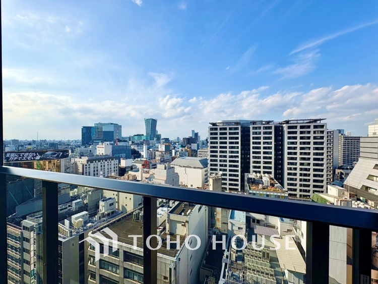 バルコニー ここからは空が遠くまで見える。紺碧、曇天、茜色。心もともに映り変わる。東京にもあったんだ。こんな景色が・・・。