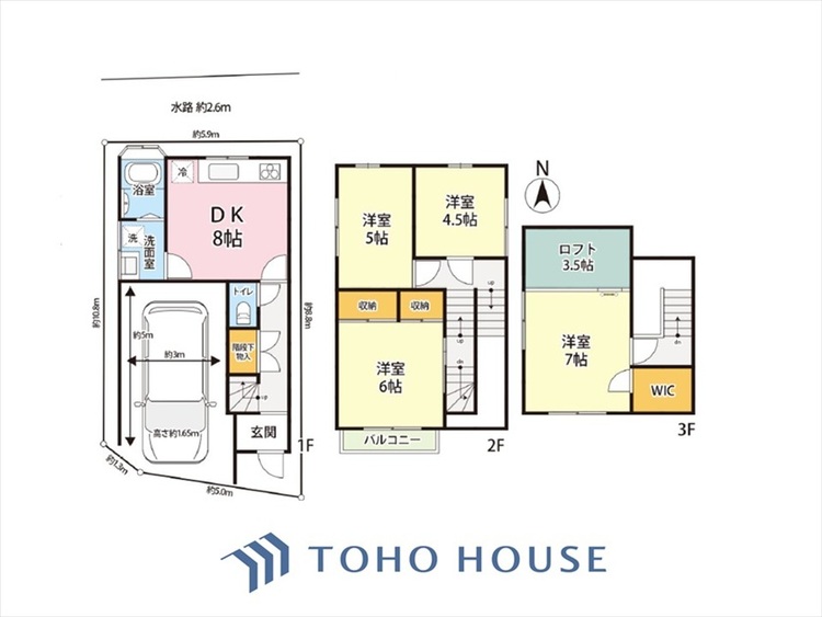 間取り テーマの統一されたこの住まいはすべてがお気に入りの空間となるんだろう。