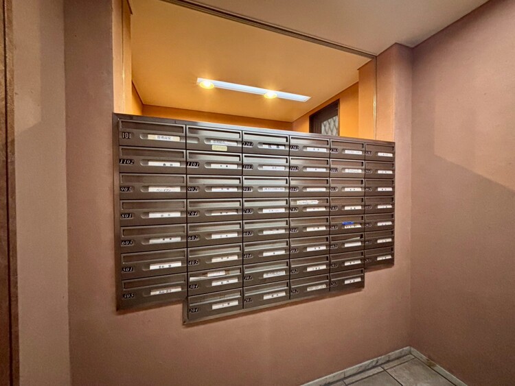 設備 郵便受けも、きちんと管理されています。