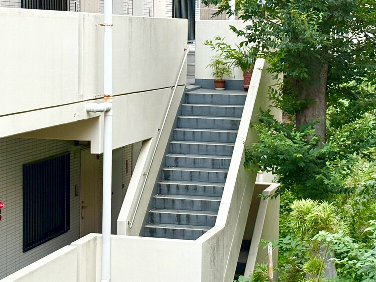 その他 共用部の階段です。明るく清潔に管理されています。