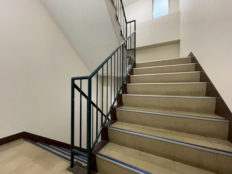 その他 共用部の階段です。明るく清潔に管理されています。