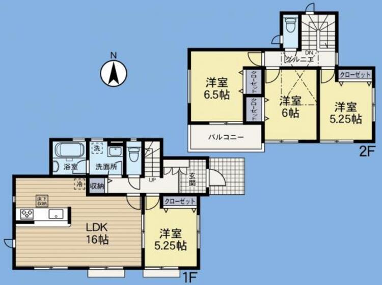 間取り A号棟　間取図