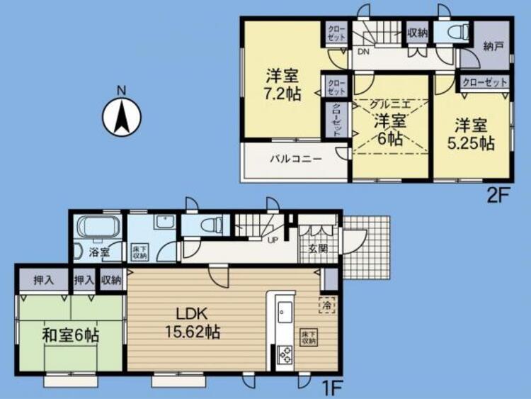間取り B号棟　間取図