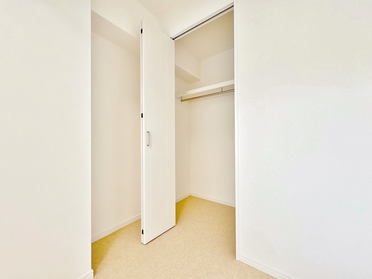 収納 居室にはクローゼットがあり、荷物もスッキリ収納して快適にお過ごしいただけます。