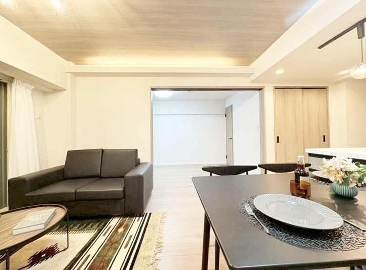 居間 ひとつひとつの空間に宿した機能性、そして美意識。