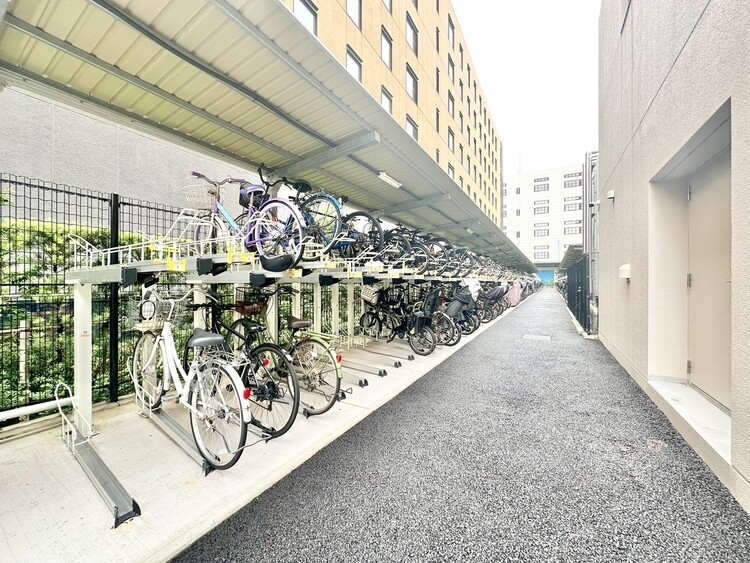 設備 【駐輪場】駐輪場も綺麗に整頓されています。※空き状況は都度ご確認下さい。