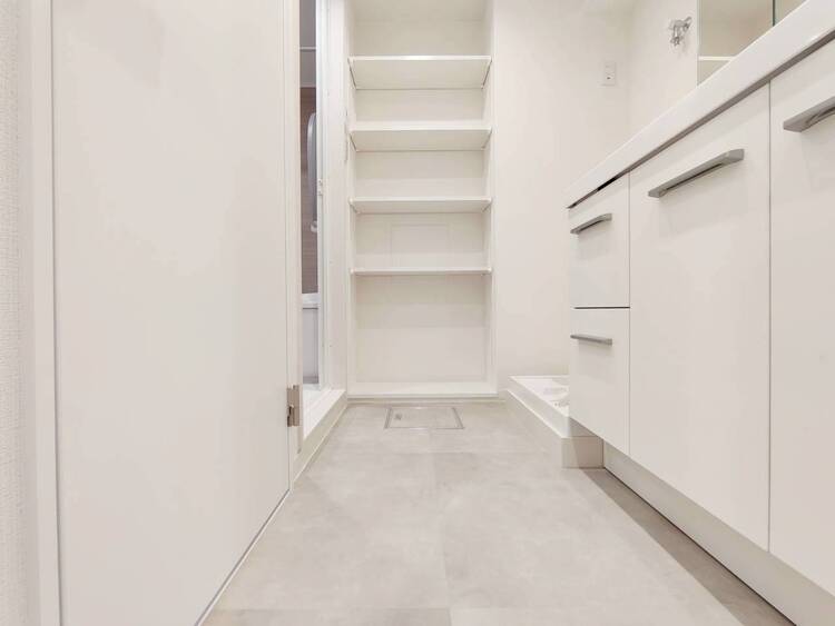 その他 十分な広さの脱衣所。