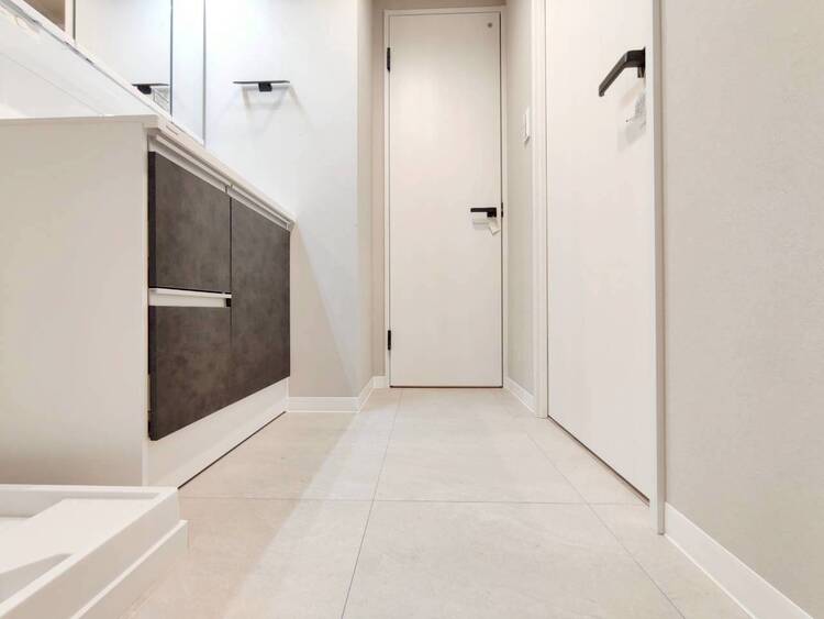 その他 十分な広さの脱衣所。