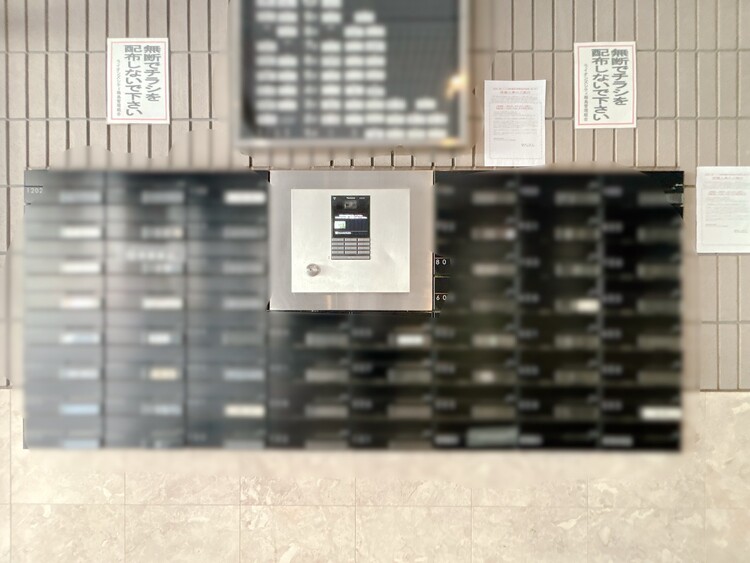 設備 郵便物を受け取るための郵便受けも、きちんと管理されています。