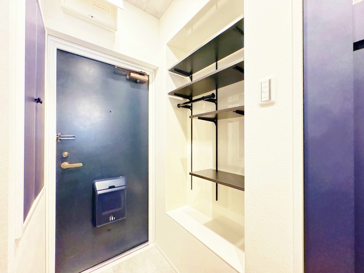 玄関 シューズボックスを完備した玄関です。