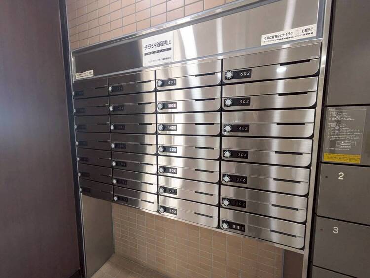 設備 郵便物を受け取るための郵便受けも、きちんと管理されています。