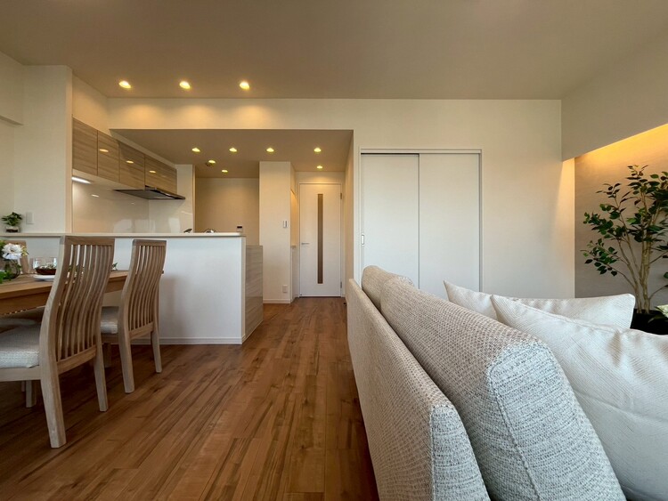 居間 「空間が織り成すひとつ先の住み心地」を演出します。