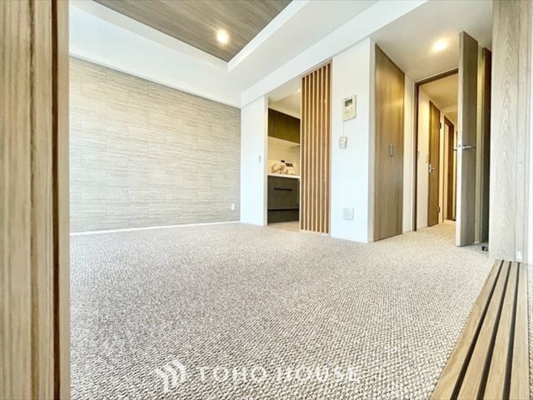 内装 【LIVING】◆住む喜び、楽しさ、感動◆を君と共有したい。いつまでもずっと家族を見渡せるこの広い空間で。