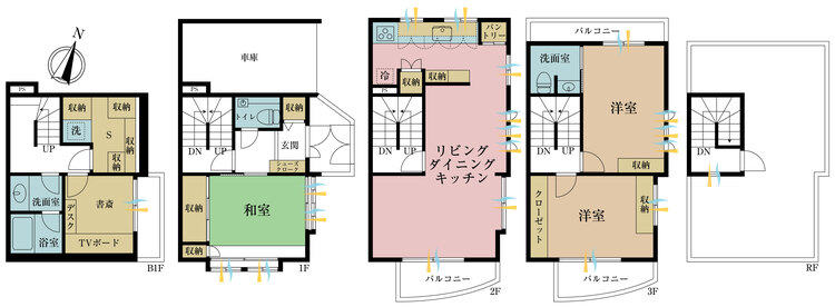 その他 3LDK、土地面積55.03m2、建物面積129.37m2
