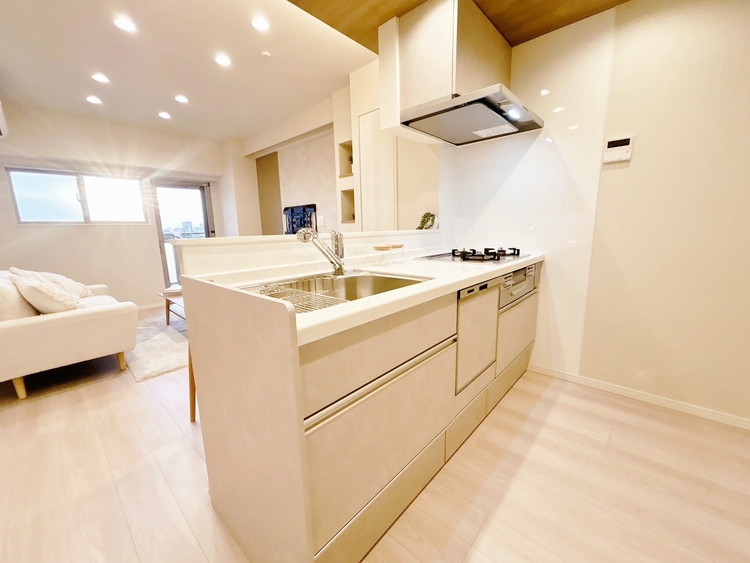 キッチン 使いやすくスタイリッシュなキッチン空間になっております。