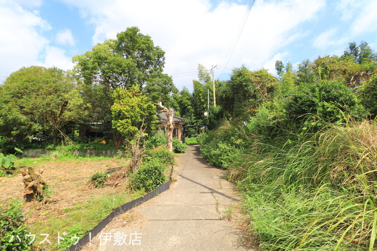 外観 【前面道路】前面道路から敷地への道路です