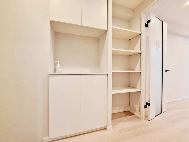 収納 暮らし心地を大きく左右する収納を、適材適所に配置し使い勝手を考慮しました。