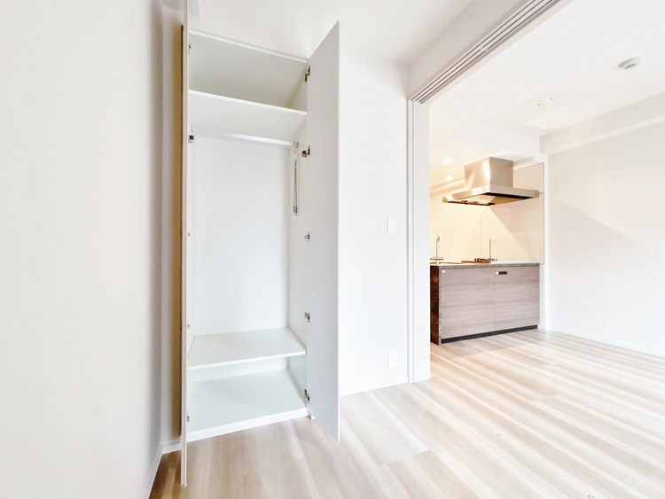 収納 暮らし心地を大きく左右する収納を、適材適所に配置し使い勝手を考慮しました。