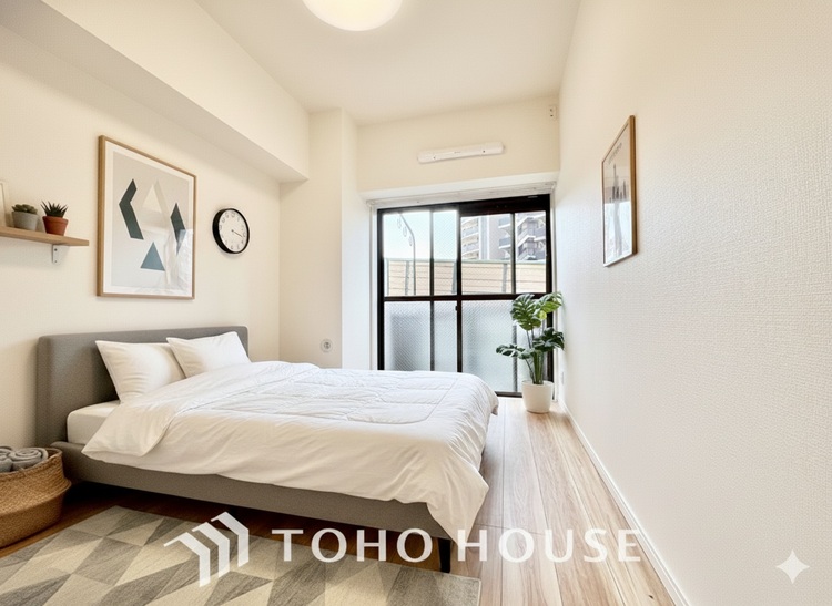 内装 ＊配置してある家具や小物はCGによるイメージ画像です。プライベートルームはシンプルでスマートな空間。好みの空間で読書をしたり、音楽を聞いたりと一人の時間も充実したものにできます。