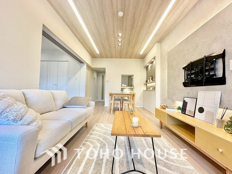 内装 【LIVING】◆家族◆愛する家族を一目で見渡せる。家族が集う空間。永遠に続く幸せな毎日を、ここで。