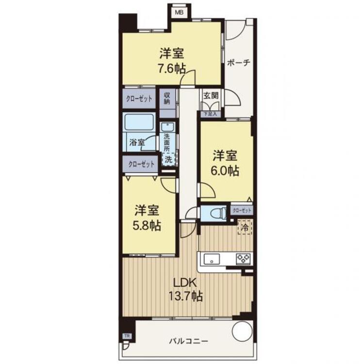 間取り 【間取り図】将来にわたって資産価値が継続するな佇まい。ここから始まる変わらない価値観はこの先も継続していきます。