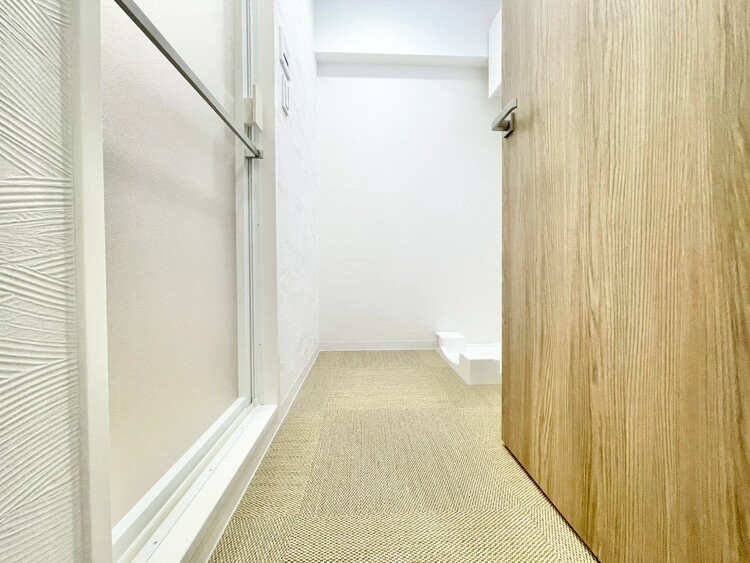 洗面 清潔感と心地よさを重視した、上質感漂うパウダールーム。