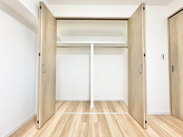 収納 居室にはクローゼットがあり、荷物もスッキリ収納して快適にお過ごしいただけます。