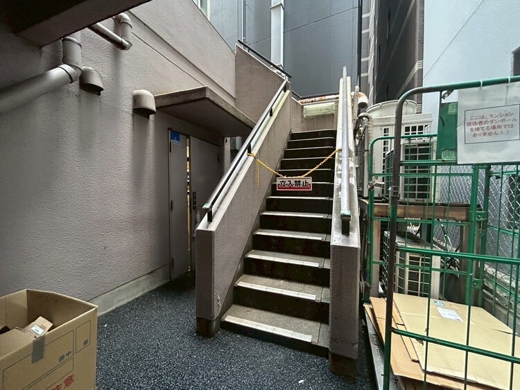 その他 共用部の階段です。明るく清潔に管理されています。