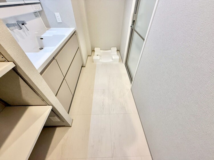 その他 十分な広さの脱衣所。