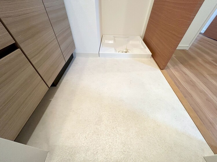 その他 十分な広さの脱衣所。