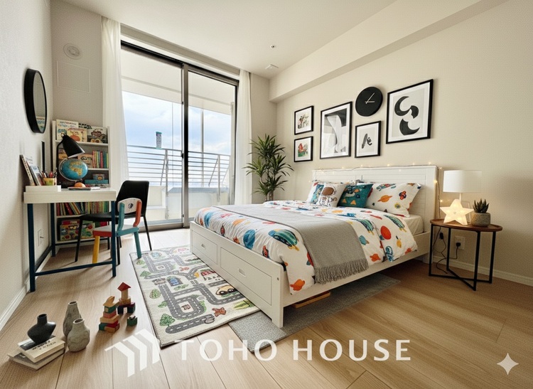 内装 【Private room】感性を育むプライベートルームはシンプルでスマートな空間。好みの空間で読書をしたり、音楽を聞いたりと一人の時間も充実したものにできます。