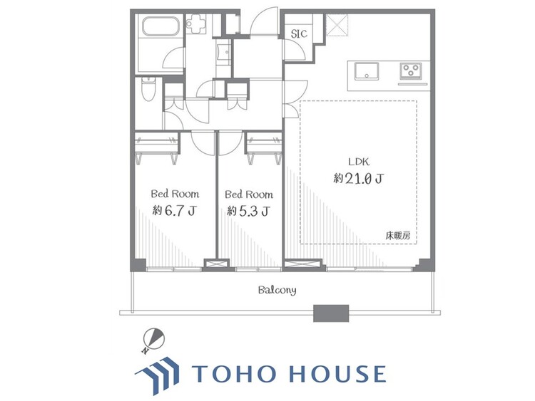 間取り リノベーション実施住戸。空間演出に拘り整然とセンス良く纏められた室内は最高の癒し空間でなければなりません。そこで暮らす方々のことを考え抜き、そして造りこんだ空間は極上の癒しを提供してくれます。