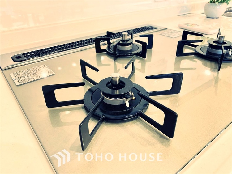 キッチン 【KITCHEN】◆家族のおはよう◆の声を笑顔で迎えてあげられるシステムキッチン。朝ごはんが楽しみでちょっと早起きしたくなるんです。