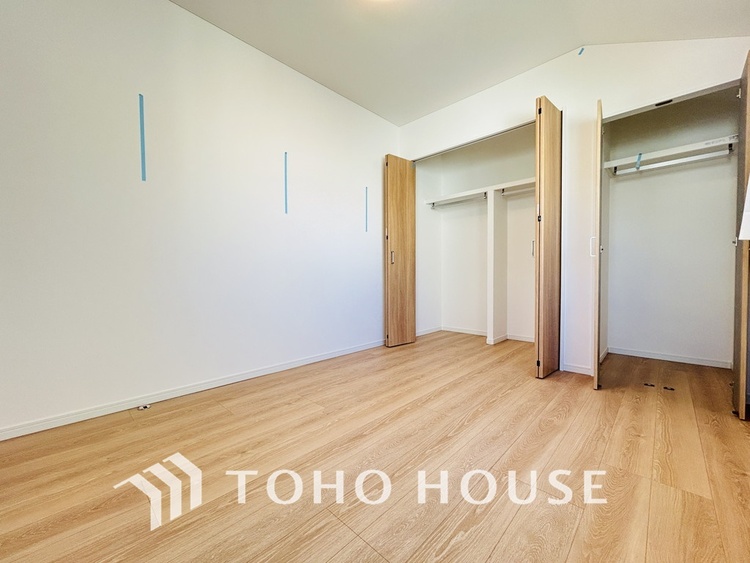 内装 全居室に収納スペースを完備、荷物が多い方でも安心の収納力