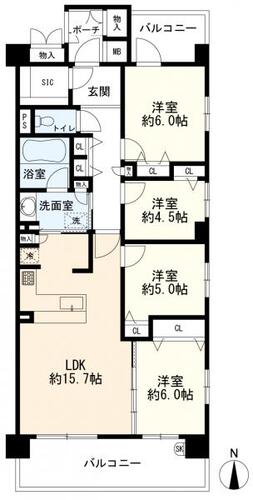 コスモ川崎小田公園の物件画像
