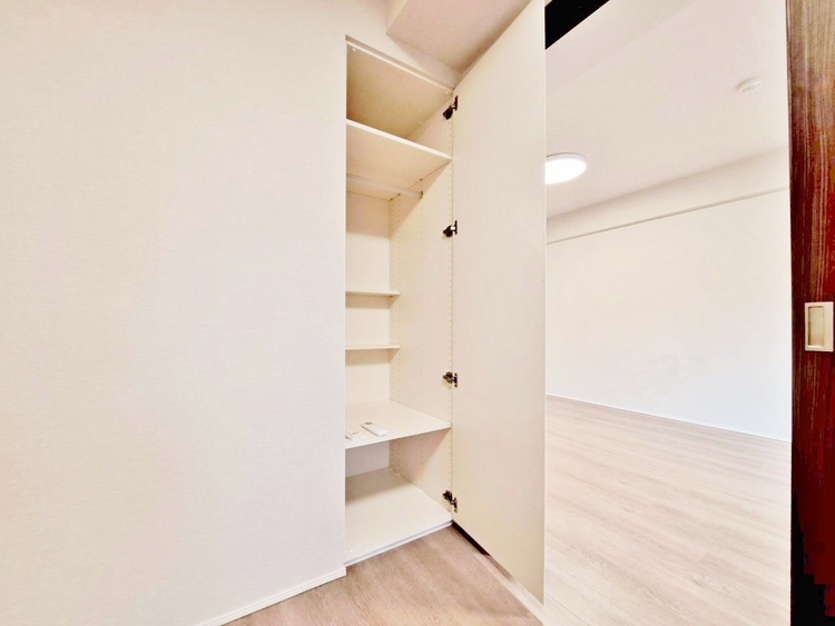 収納 暮らし心地を大きく左右する収納を、適材適所に配置し使い勝手を考慮しました。