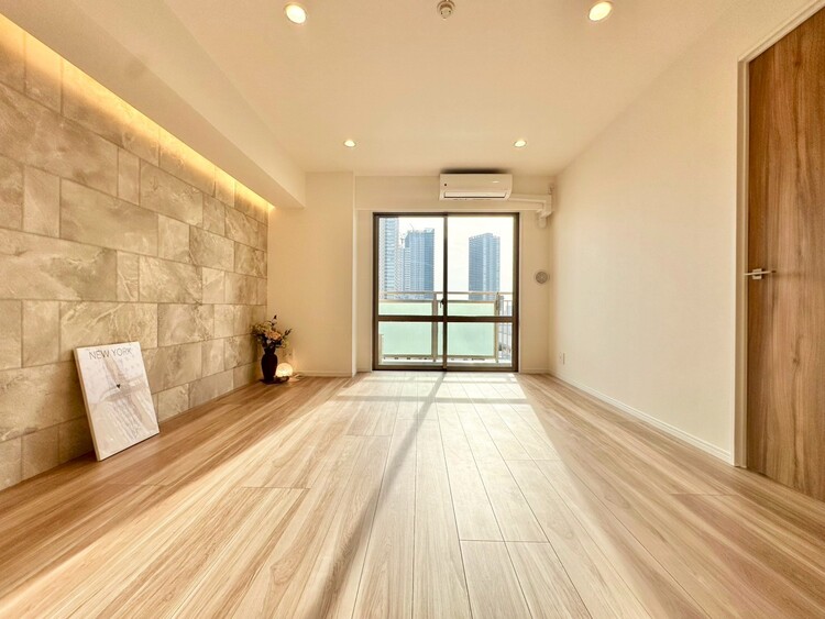 居間 飾り過ぎないシンプルな内装と偏り過ぎないデザインで統一しました。