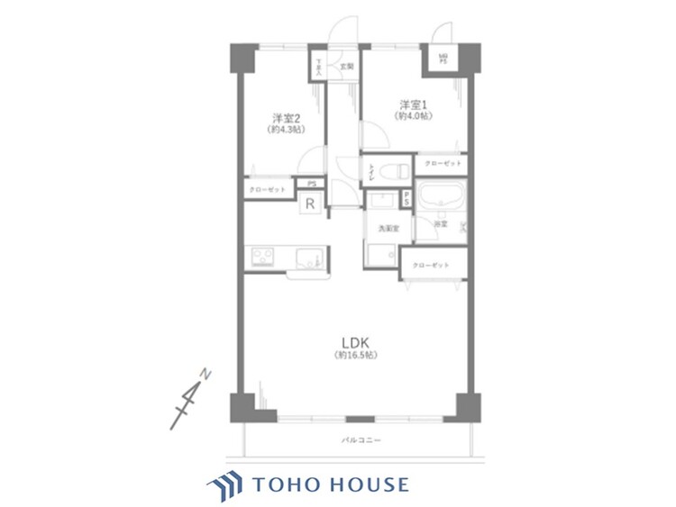 間取り 【house the light is illuminat】採光と風　家事導線も比較的良好で、風通しの良さで過ごしやすい麗(うら)らかな気分にさせてくれるリビング