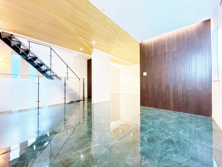 居間 ひとつひとつの空間に宿した機能性、そして美意識。