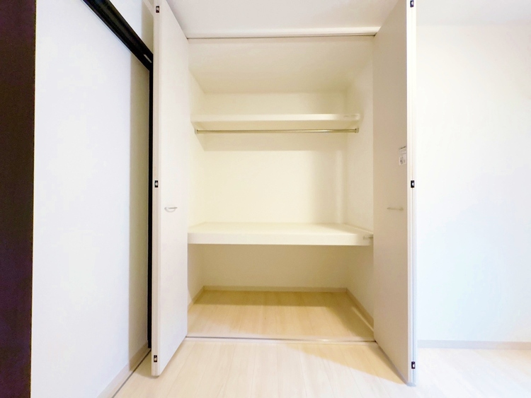 収納 居室にはクローゼットがあり、荷物もスッキリ収納して快適にお過ごしいただけます。